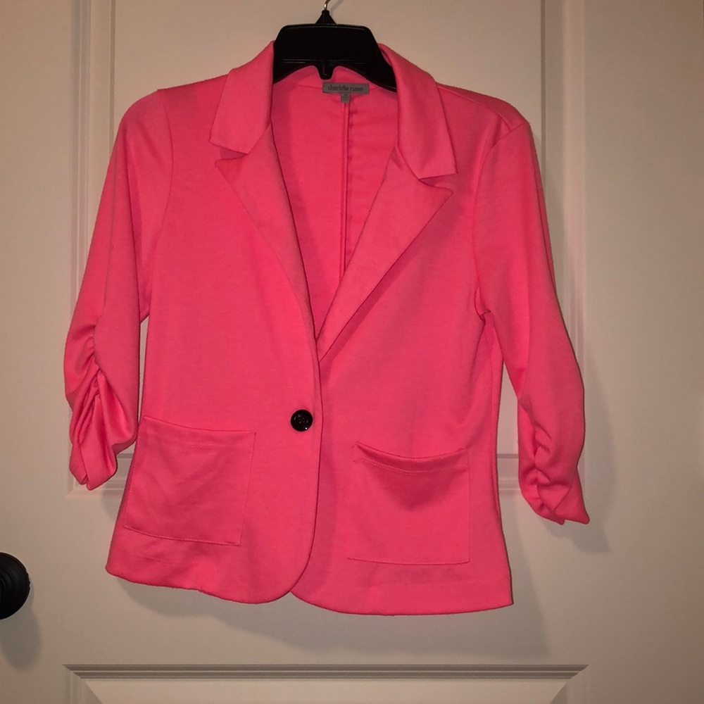 🌸Charlotte Russe One Button Pocket Blazer🌸